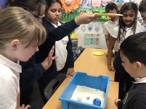 Moon Crater Experiment Broad Heath Primary School