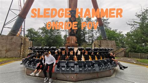 Sledge Hammer Giant Frisbee Von Huss Bobbejaanland Onride Pov