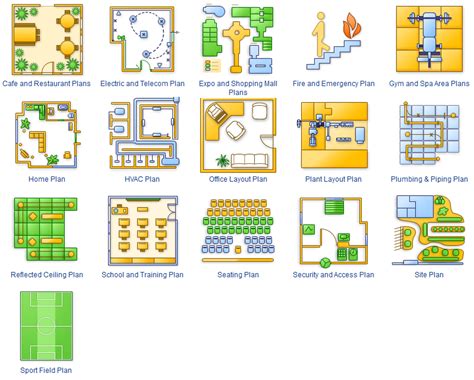 Gym and Spa Area Plans | How to Draw a Floor Plan for SPA | Spa Floor ...