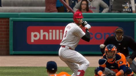 Phillies Vs Astros World Series 2022 Game 5 Philadelphia Vs Houston Mlb The Show 22 Sim