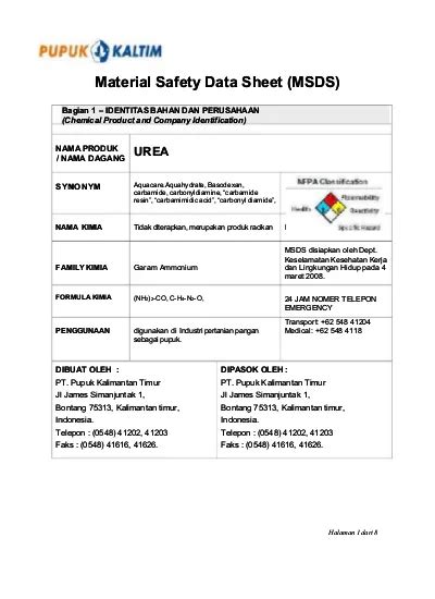 Detail Contoh Surat Msds Koleksi Nomer 20