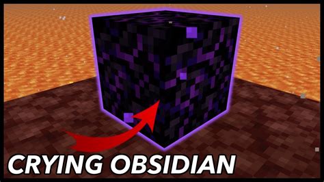 Where To Find Crying Obsidian In Minecraft Youtube