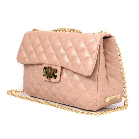 BOLSA MATELASSÊ NUDE Maria Milão Atacado