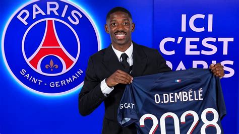 ¡oficial Dembélé Es Nuevo Jugador Del Psg