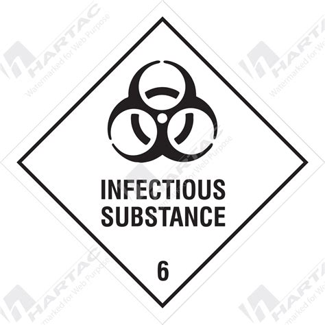 Hazardous Goods Labels And Placards Hazchem Sign Hgl Infectious