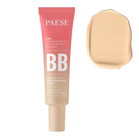 Paese Bb Cream With Hyaluronic Acid 02 Beige Pluricosmética