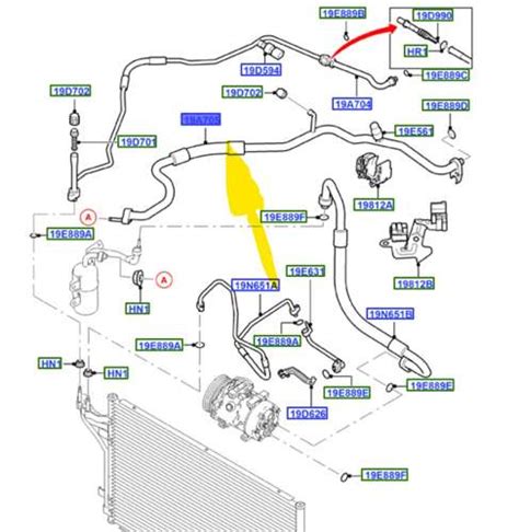 przewód klimatyzacji Ford Focus C Max Focus Mk2 1 4 1 6 16v OE 1742126