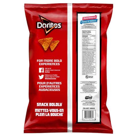 Doritos Nacho Cheese Tortilla Chips 730g 6 Case