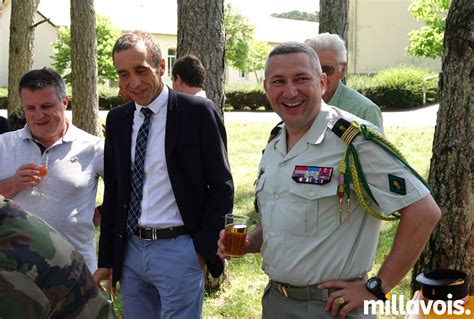 13e DBLE Le lieutenant colonel Percie du Sert sur le départ