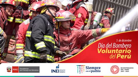 INEI Perú on Twitter En el Día del Bombero Voluntario del Perú el