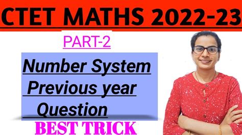 Ctet Math Series 2 Ctet Maths Preparation Paper 1 Ctet Maths Number