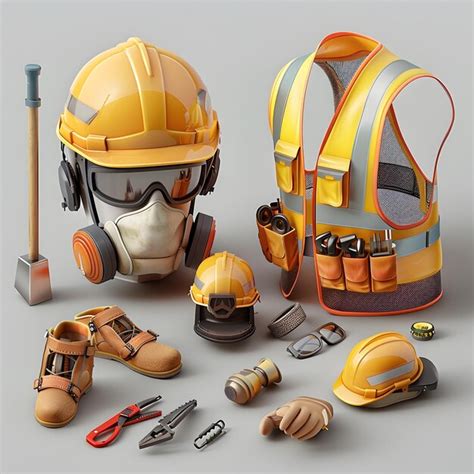 Construction Personal Protective Equipment Complete Set Of Safety Gear