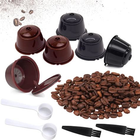 Lictin 4 Pack Cápsulas Filtros de Café Recargable Reutilizable para