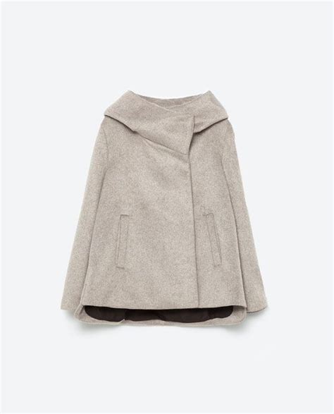 Image 8 Of Coat With Wraparound Collar From Zara Clothes Fashion