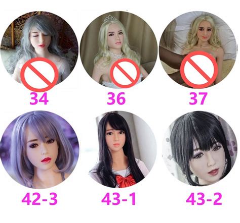 Real Silicone Sex Doll Head Only For 140cm 148cm 152cm 158cm 165cm Sex Love Doll Head Mannequin