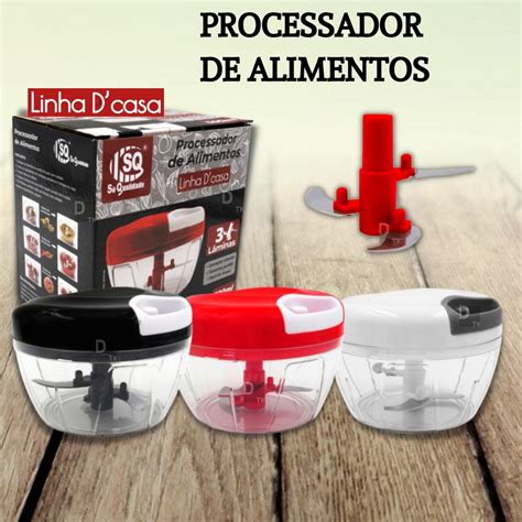 Mini Processador Triturador Manual De Alimentos 3 Laminas Shopee Brasil