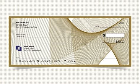 Premium Vector | Blank check, bank cheque design, vector format