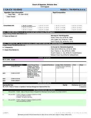 Fillable Online Apps Supremecourt Az 1 CA CV 16 0042 Apps
