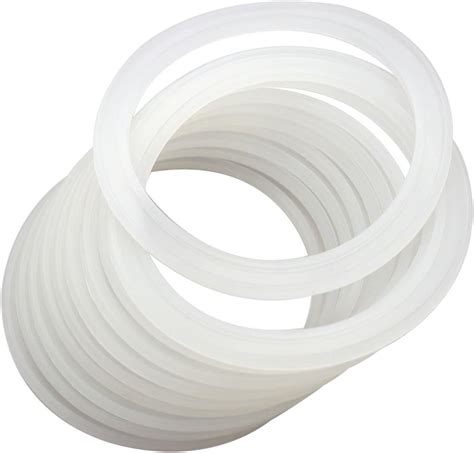 Amazon Pack Wide Mouth Platinum Silicone Sealing Rings Gaskets