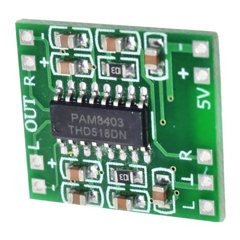 PAM8403 Stereo Audio Amplifier Module Pinout Features 54 OFF