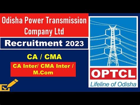 OPTCL Recruitment 2023 CA CMA M CA Inter CMA Inter Finance