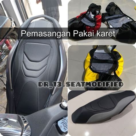 Jual Cover Pelapis Jok Mbtech Pakai Karet Nmax Pcx Vario Beat Scoopy