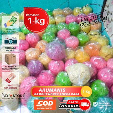 Jual Aromanis Arumanis Rambut Nenek Kiloan 1 Kilo Arbanat Gulali 1kg