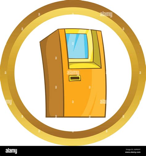 Atm Bank Cash Machine Vector Icon Stock Vector Image And Art Alamy