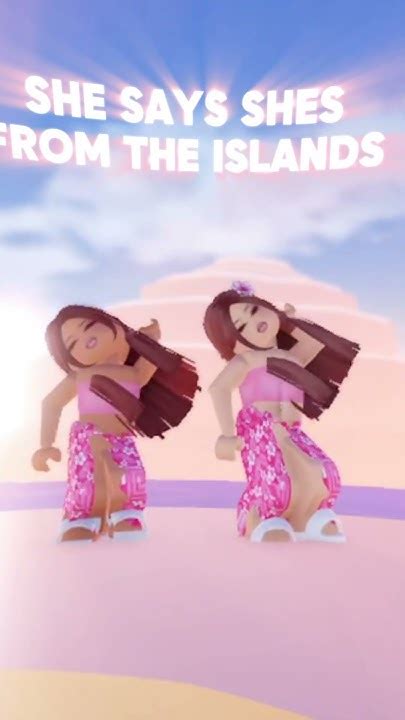 She Says Shes From The Islands Roblox Youtube