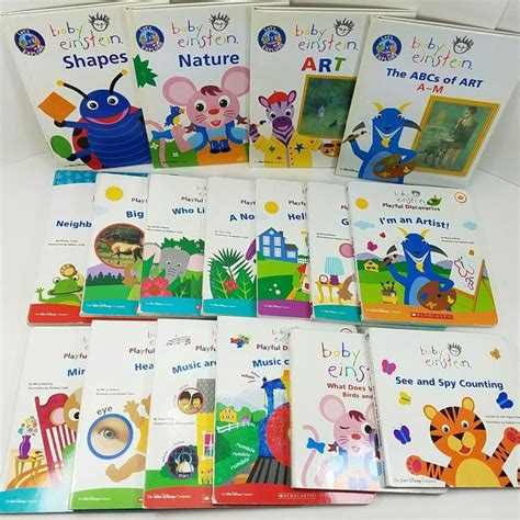 Baby Einstein Mixed Lot Of 17 Board & Hardcover Books Animals Art Music Nature | Animal books ...