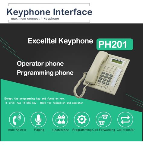 Excelltel Keyphone Pbx System Gsm Pabx System With Sim Card Tp