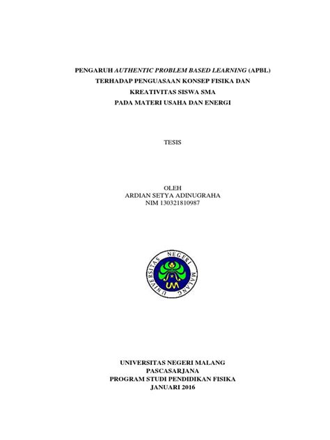 Contoh Proposal Penelitian Kuantitatif Pdf