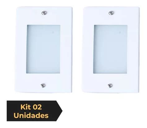 L Mpara Aro Led De Pared Iluminar Ambiente Balizador De Embutir Escada