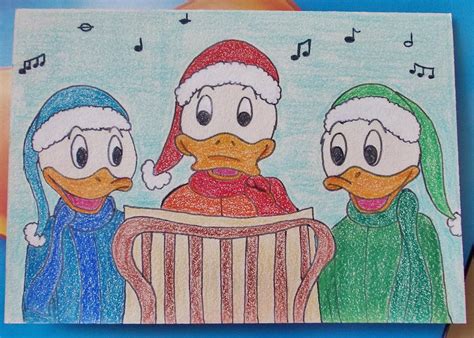 Huey, Dewey and Louie are Christmas Caroling by MoonyMina on DeviantArt