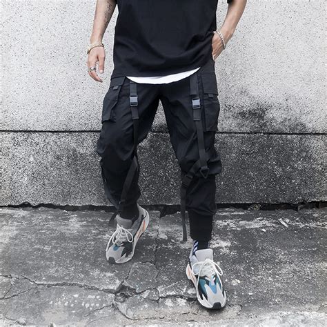 Warcore Techwear Pants Harness Cargo Pants Gothic Trousers Etsy