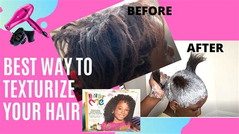 Easiest Way To Texturize Natural Hair Without Combing The Hair From Start To Finish Youtube