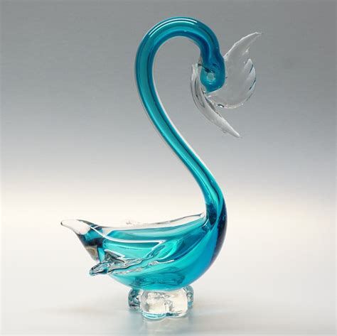 Vintage Murano Cobalt Blue Crystal Glass Bird Made In Murano Etsy Glass Birds Blue Glass