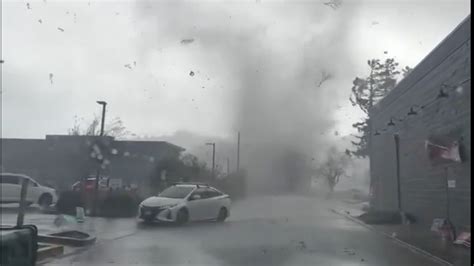 Terribles Im Genes Del Tornado En California As Se Vio El Paso De La