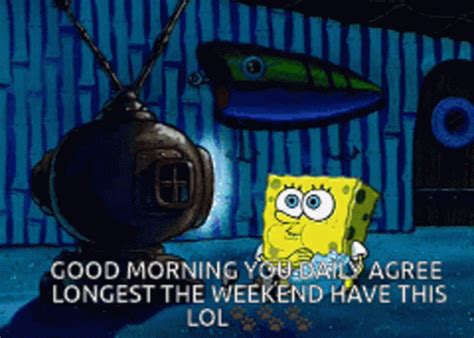 Good Morning Spongebob GIF - Good Morning Spongebob Chewing - Discover ...