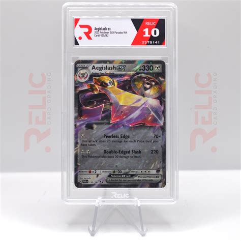 Aegislash Ex Pokemon S V Paradox Rift Graded Card