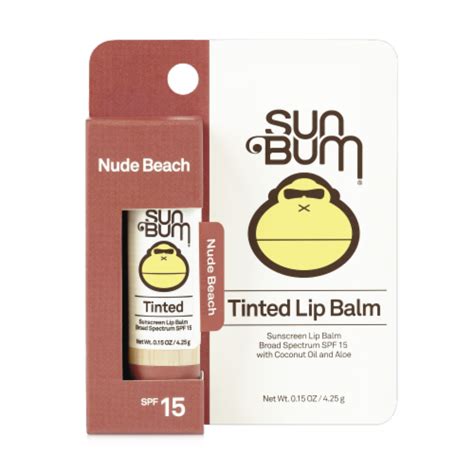 Sun Bum Tinted Lip Balm Nude Beach Blister 15 Oz Qfc