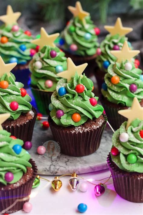 Christmas Tree Cupcakes Jane S Patisserie