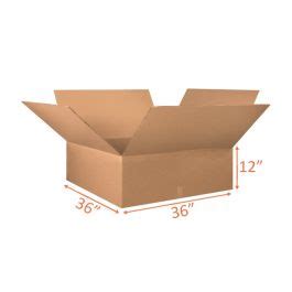 Shipping Box - Double Wall - 36 x 36 x 12" | 48ECT Corrugated