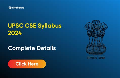 Upsc Cse Syllabus 2024 Optional Subjects Ias Exam Pattern