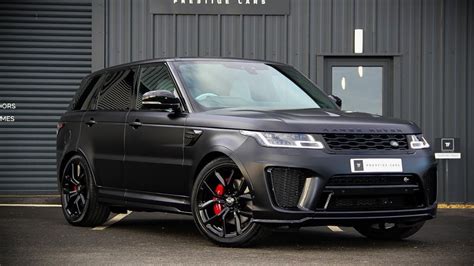 Matte Black Range Rover Sport