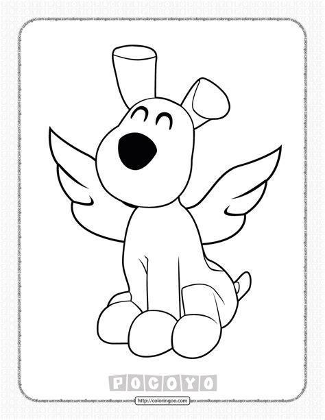 Free Printable Pocoyo Loula Coloring Pages