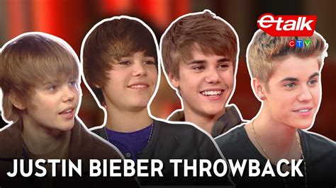 Our Favourite Justin Bieber Moments On Etalk Throwback Compilation Etalk Youtube