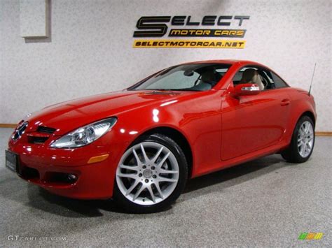 2007 Mars Red Mercedes Benz Slk 280 Roadster 28196339 Photo 1