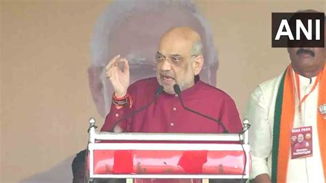 Telangana Polls Amit Shah Calls Brs Aimim Congress As G G G Parties