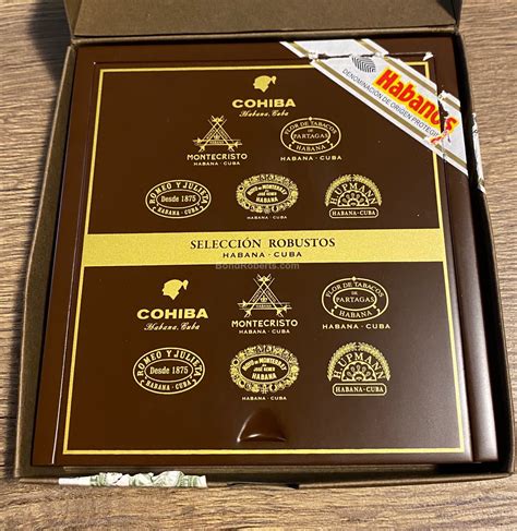 Habanos Robusto Selección Robustos 2018 Selection box of 6 cigars 23538